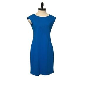 SPENSE Cobalt Blue Sleeveless Sheath Dress - Size 4